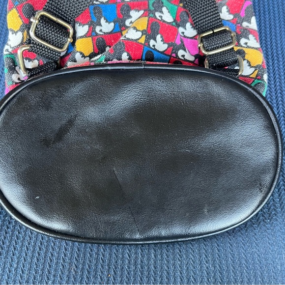 Disney Mickey Mini Backpack Bag Purse Mickey Mouse & Co Vintage - Picture 9 of 9
